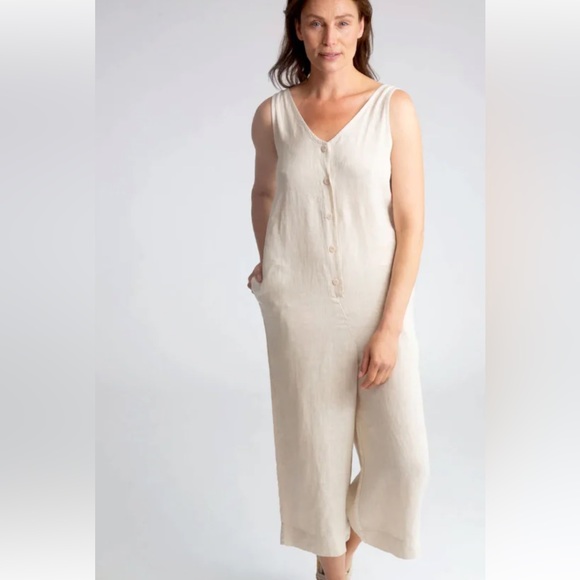 Beaumont Gianna silk jumper jumpsuit - Picture 3 of 3